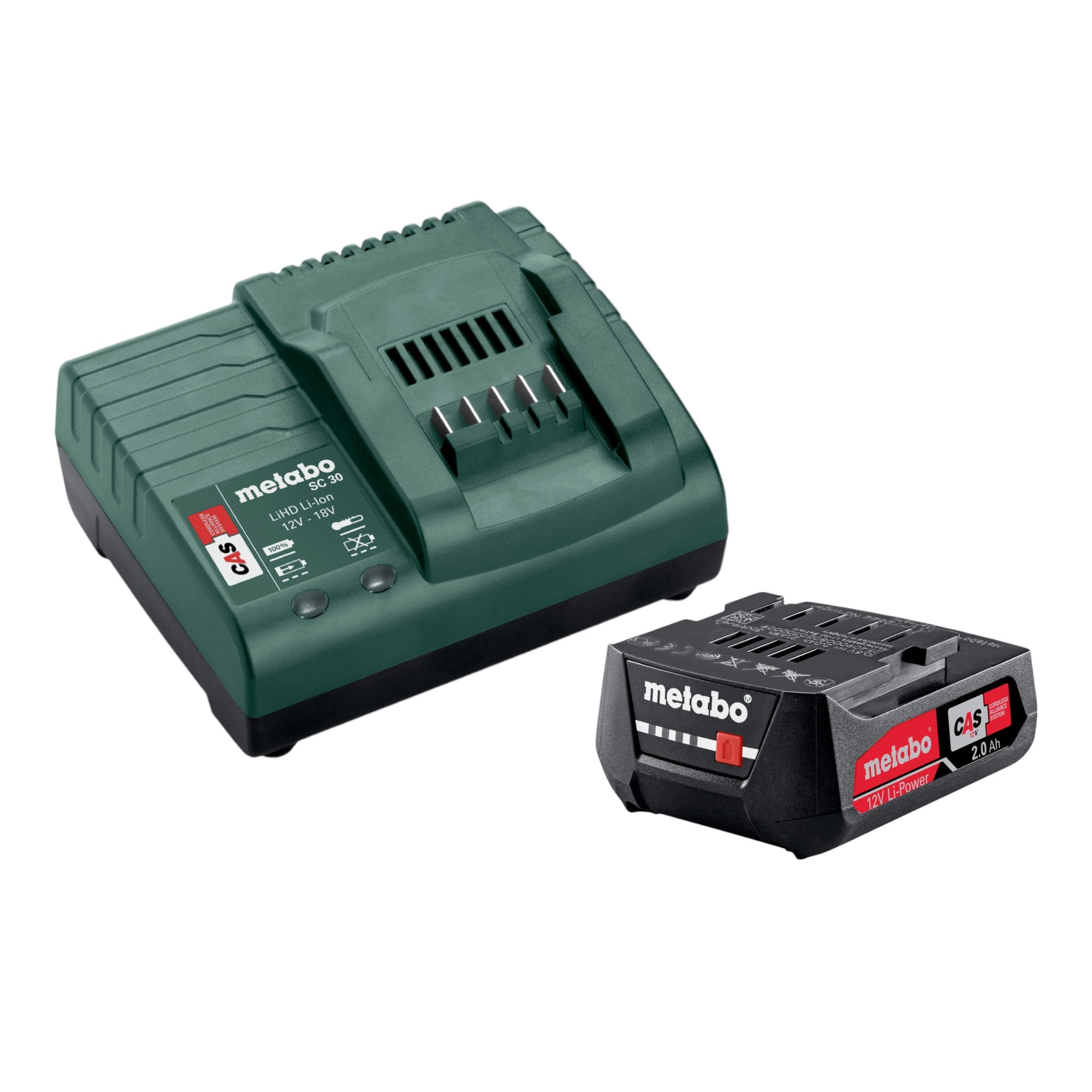 Metabo Basis Set 12 V 1x Li Power Akkupack 2 0 Ah 625406000 SC 30 Ladegeraet 316067840  0 - toolbrothers