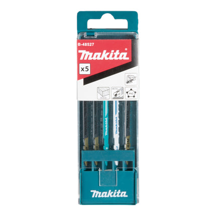Makita 4350 FCTJ Scie sauteuse à mouvement alternatif 720 watts 135 mm + 5 pcs. jeu de lames de scie sauteuse + Makpac