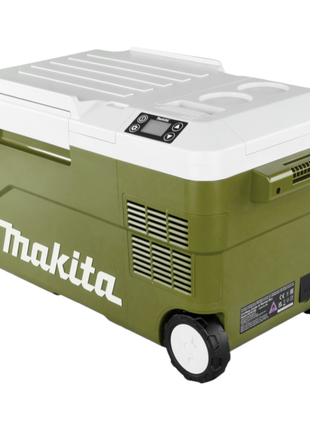 Makita DCW 180 ZO Caja de refrigeración y calefacción por batería 36 V (2x 18 V) 20 L Oliva - Outdoor Adventures Edition Solo - sin batería, sin cargador