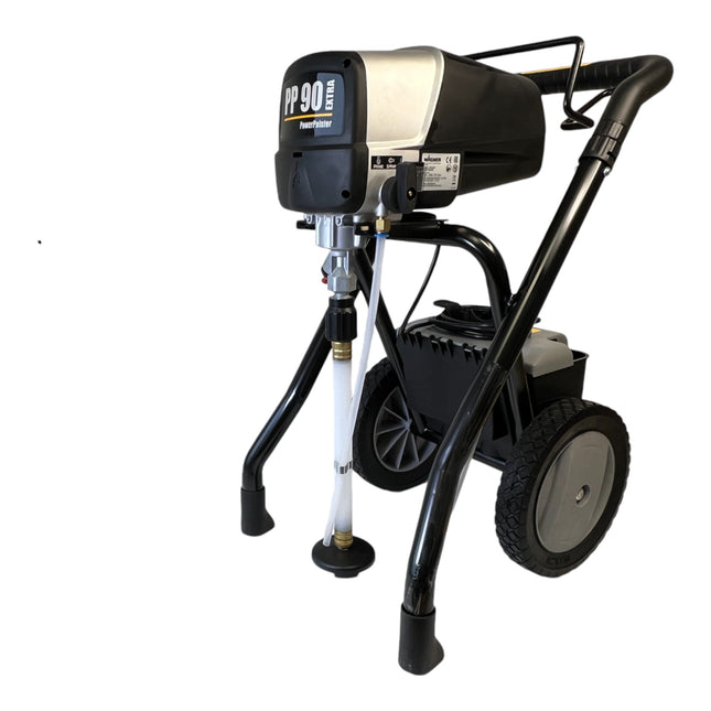 Système de pulvérisation de peinture Wagner PowerPainter 90 Extra Airless sur chariot 0,8 kW ( 2401275 )
