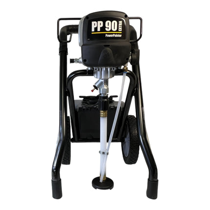Système de pulvérisation de peinture Wagner PowerPainter 90 Extra Airless sur chariot 0,8 kW ( 2401275 )