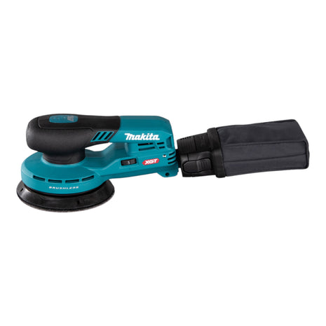 Lijadora excéntrica a batería Makita BO 001 CGT201 40 V máx. 125 mm carrera 5,0 mm sin escobillas + 2x baterías 5,0 Ah + cargador