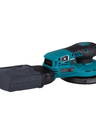 Makita BO 002 CGM201 Ponceuse excentrique sans fil 40 V max. 150 mm 5,0 mm course Brushless + 2x batterie 4,0 Ah + chargeur