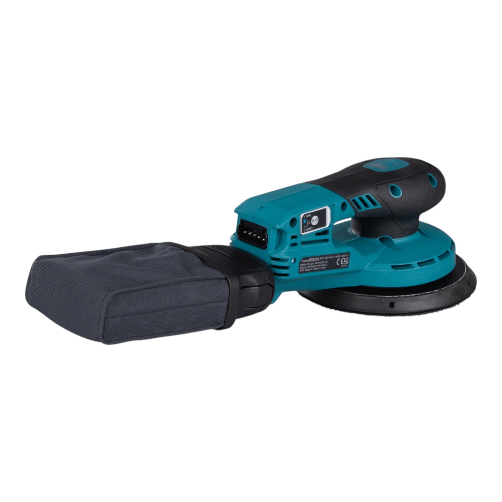 Makita BO 002 CGA101 Akku Exzenterschleifer 40 V max 150 mm 5 0 mm Hub Brushless 1x Akku 2 0 Ah Ladegeraet Makpac 4 - toolbrothers