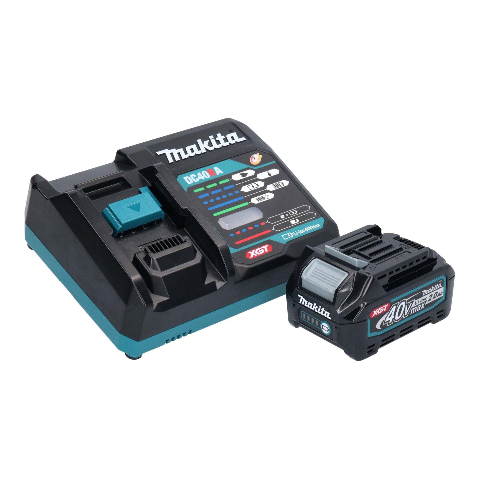 Makita BO 002 CGA101 Akku Exzenterschleifer 40 V max 150 mm 5 0 mm Hub Brushless 1x Akku 2 0 Ah Ladegeraet Makpac 3 - toolbrothers