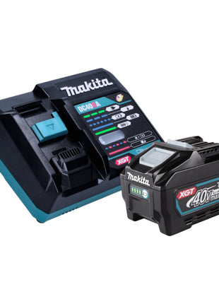 Lijadora excéntrica a batería Makita BO 003 CGT101 40 V máx. 125 mm carrera 3,0 mm sin escobillas + 1x batería 5,0 Ah + cargador + Makpac