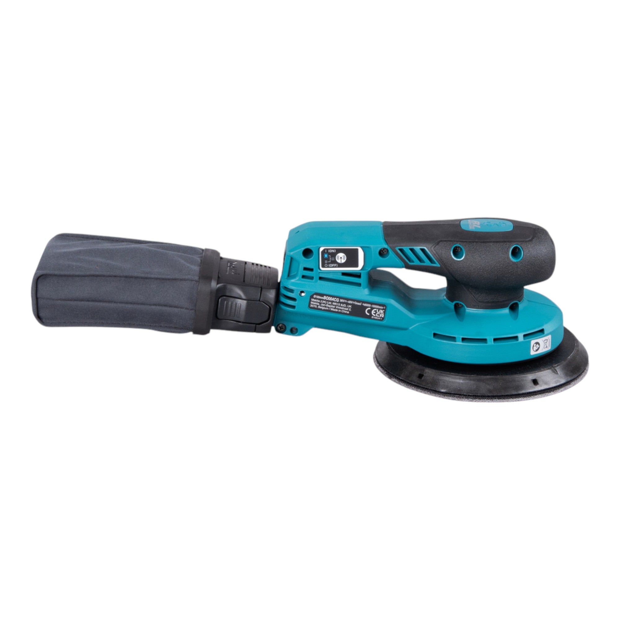 Makita BO 004 CGA101 Akku Exzenterschleifer 40 V max 150 mm 3 0 mm Hub Brushless 1x Akku 2 0 Ah Ladegeraet 4 - toolbrothers