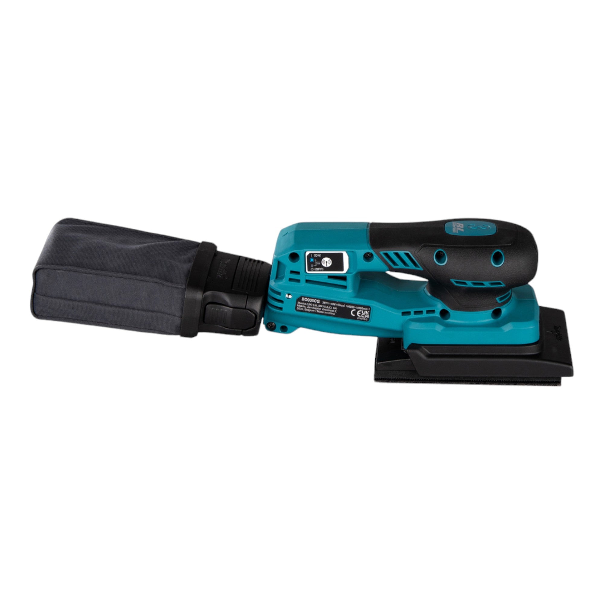Makita BO 005 CGA1 Akku Schwingschleifer 40 V max 80 x 130 mm 3 0 mm Hub Brushless 1x Akku 2 0 Ah ohne Ladegeraet 4 - toolbrothers