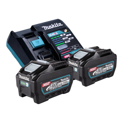 Makita BO 005 CGT201 Ponceuse vibrante sans fil 40 V max. 80 x 130 mm course 3,0 mm Brushless + 2x batterie 5,0 Ah + chargeur