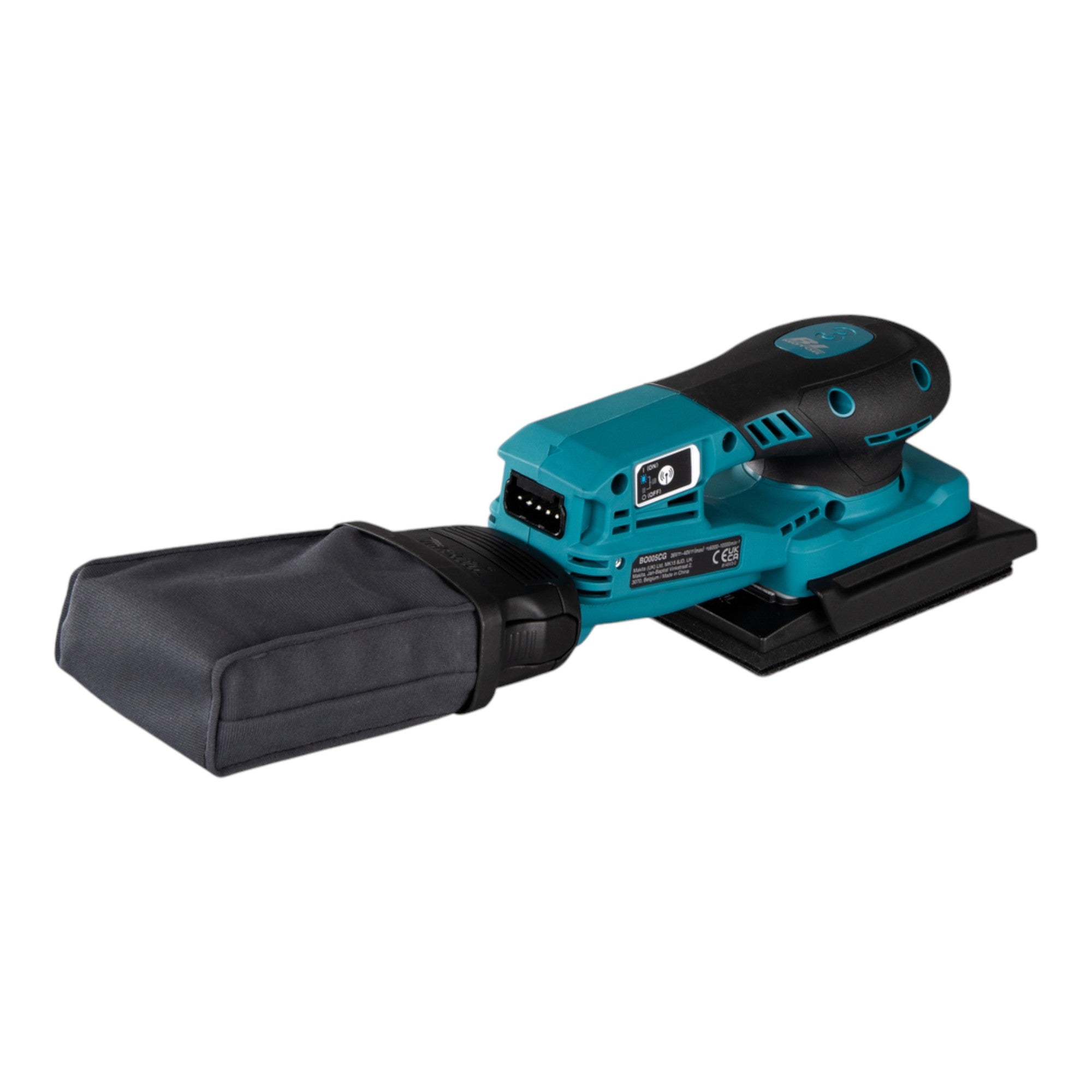 Makita BO 005 CGA101 Akku Schwingschleifer 40 V max 80 x 130 mm 3 0 mm Hub Brushless 1x Akku 2 0 Ah Ladegeraet Makpac 4 - toolbrothers