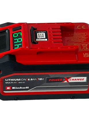 Akumulator Einhell 4-6 Ah Multi-Ah Power X-Change Plus 18 V 4,0 / 6,0 Ah Li-Ion ( 4511502 ) ze wskaźnikiem poziomu naładowania