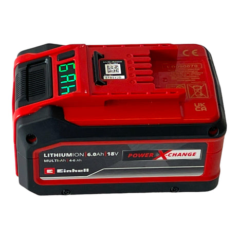 Einhell PXC Starter Kit 2x Multi-Ah Power X-Change Plus 18 V 4,0/6,0 Ah (2x 4511502) + Alimentación