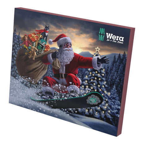 Calendrier de l'Avent Wera 2024 Edition Set d'outils à main 25 pces ( 05136609001 ) PH / PZ / Torx / Fente / Hex