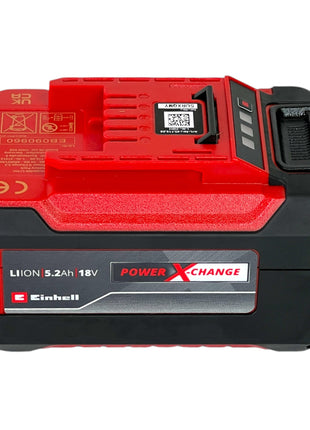 Einhell 18V 5,2Ah PXC-Twinpack 2x batterie 18 V 5,2 Ah Li-Ion ( 4511526 ) avec indicateur de charge