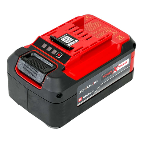 Einhell PXC Starter Kit 4x Batería Power X-Change Plus 18 V 5,2 Ah (4x 4511437) + Cargador doble Power X-Twincharger 3A (4512069)