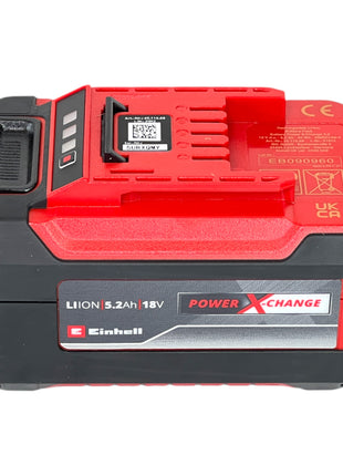 Einhell PXC Starter Kit 4x Power X-Change Plus Akku 18 V 5,2 Ah ( 4x 4511437 ) + Power X-Twincharger 3A Doppel Ladegerät ( 4512069 )