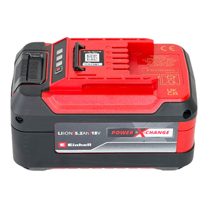 Einhell PXC Starter Kit 2x Power X-Change Plus batterie 18 V 5,2 Ah ( 2x 4511437 ) + Power X-Twincharger 3A chargeur double ( 4512069 ) + Toolcase