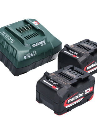 Metabo HG 18 LTX 500 Bloc batterie 18 V 300 / 500 C + 2x batterie 4,0 Ah + chargeur