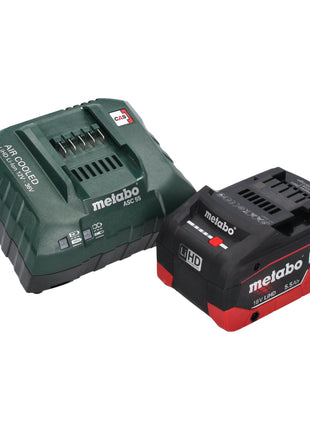 Metabo HG 18 LTX 500 Bloc batterie 18 V 300 / 500 C + 1x batterie LiHD 5,5 Ah + chargeur