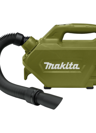 Makita DCL 184 SFO Aspirateur à batterie 18 V 54 mbar 0,5 l Olive Outdoor Adventure Serie + 1x batterie 3,0 Ah + chargeur