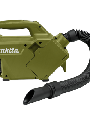 Makita DCL 184 SFO Aspirateur à batterie 18 V 54 mbar 0,5 l Olive Outdoor Adventure Serie + 1x batterie 3,0 Ah + chargeur