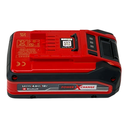 Einhell 4x Power X-Change Plus batterie 18 V 4,0 Ah Li-Ion ( 4x 4511553 ) avec indicateur de charge