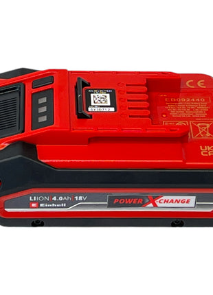 Einhell PXC Starter Kit 2x Batería Power X-Change Plus 18 V 4.0 Ah (2x 4511553) + Cargador doble Power X-Twincharger 3A (4512069)