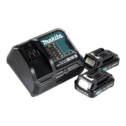 Makita UB 101 DSA Batterie Geblse 12 V maxi + 2x batterie 2,0 Ah + chargeur