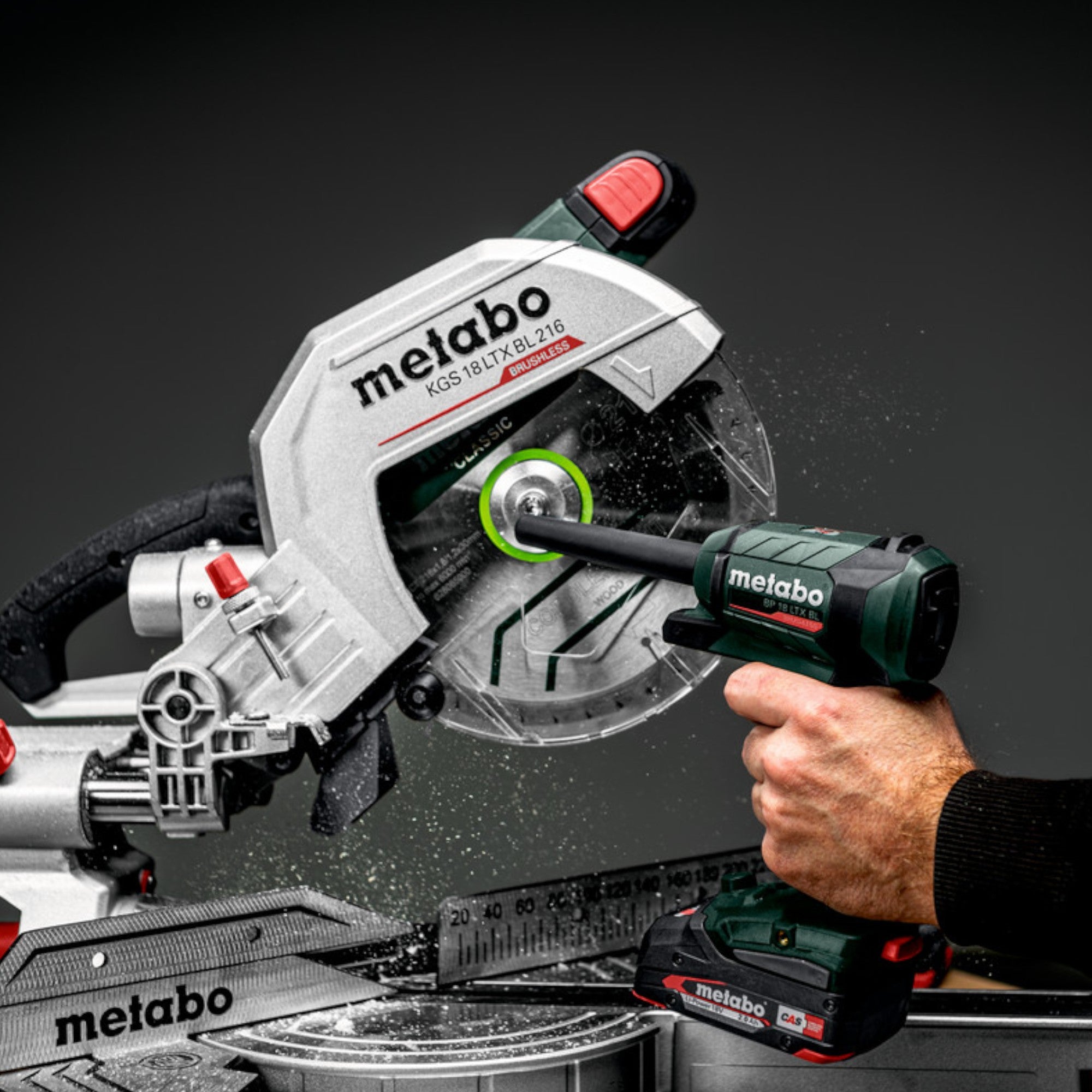 Metabo BP 18 LTX BL Akku Blaspistole 18 V Brushless 1x LiHD Akku 5 5 Ah Ladegeraet 4 - toolbrothers