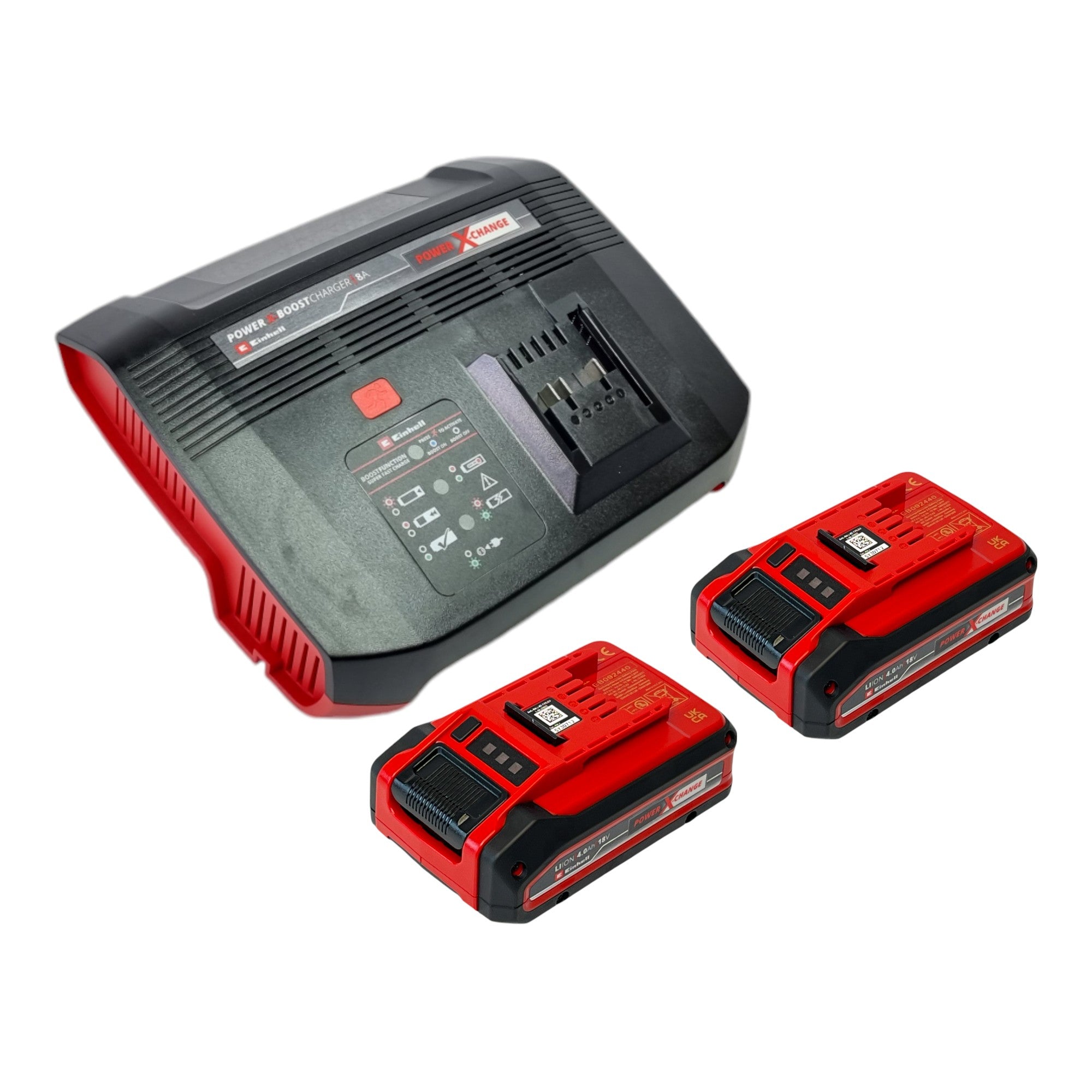 Einhell PXC Starter Kit 18 V 2x Power X Change Plus Akku 18 V 4 0 Ah 2x 4511553 Power X Boostcharger 8A Schnell Ladegeraet 4512155  0 - toolbrothers
