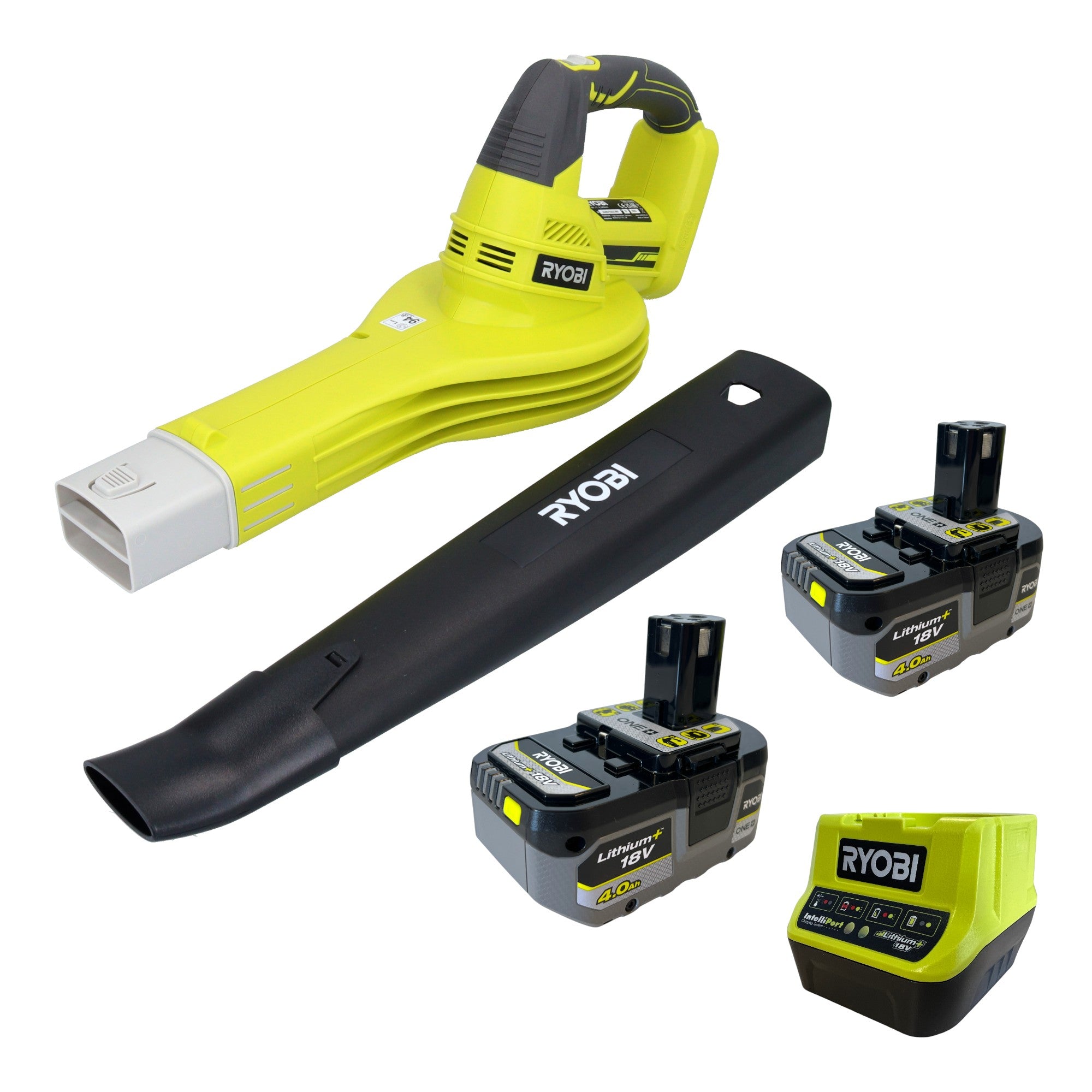 RYOBI OBL1820S Akku Laubblaeser 18 V 245 km h 2x Akku 4 0 Ah Ladegeraet 0 - toolbrothers