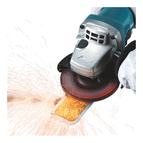 Makita 9558 HNR X1 Amoladora angular 840 vatios 125 mm 22,23 mm