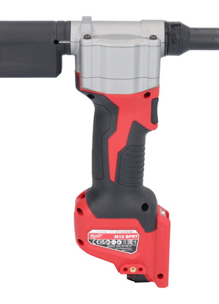 Milwaukee M12 BPRT-201 Riveteuse sans fil 12 V 20,32 mm + 1x batterie 2,0 Ah - sans chargeur