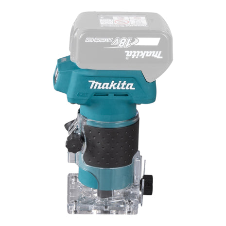 Fresadora de cantos a batería Makita DRT 52 Z 18 V 6 mm sin escobillas solo - sin batería, sin cargador