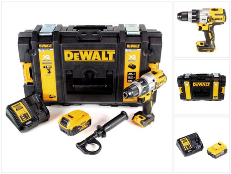 DeWalt DCD 996 P1 Akku Schlagbohrschrauber 18V 95Nm Brushless + 1x Akku 5,0Ah + Ladegerät + Toughbox - Toolbrothers