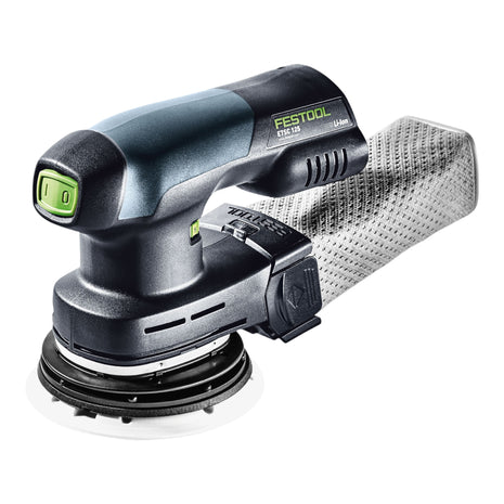 Lijadora excéntrica de batería Festool ETSC 125-Basic-ERGO 18 V 125 mm sin escobillas (577030) + 1x batería 3,0 Ah + Systainer - sin cargador