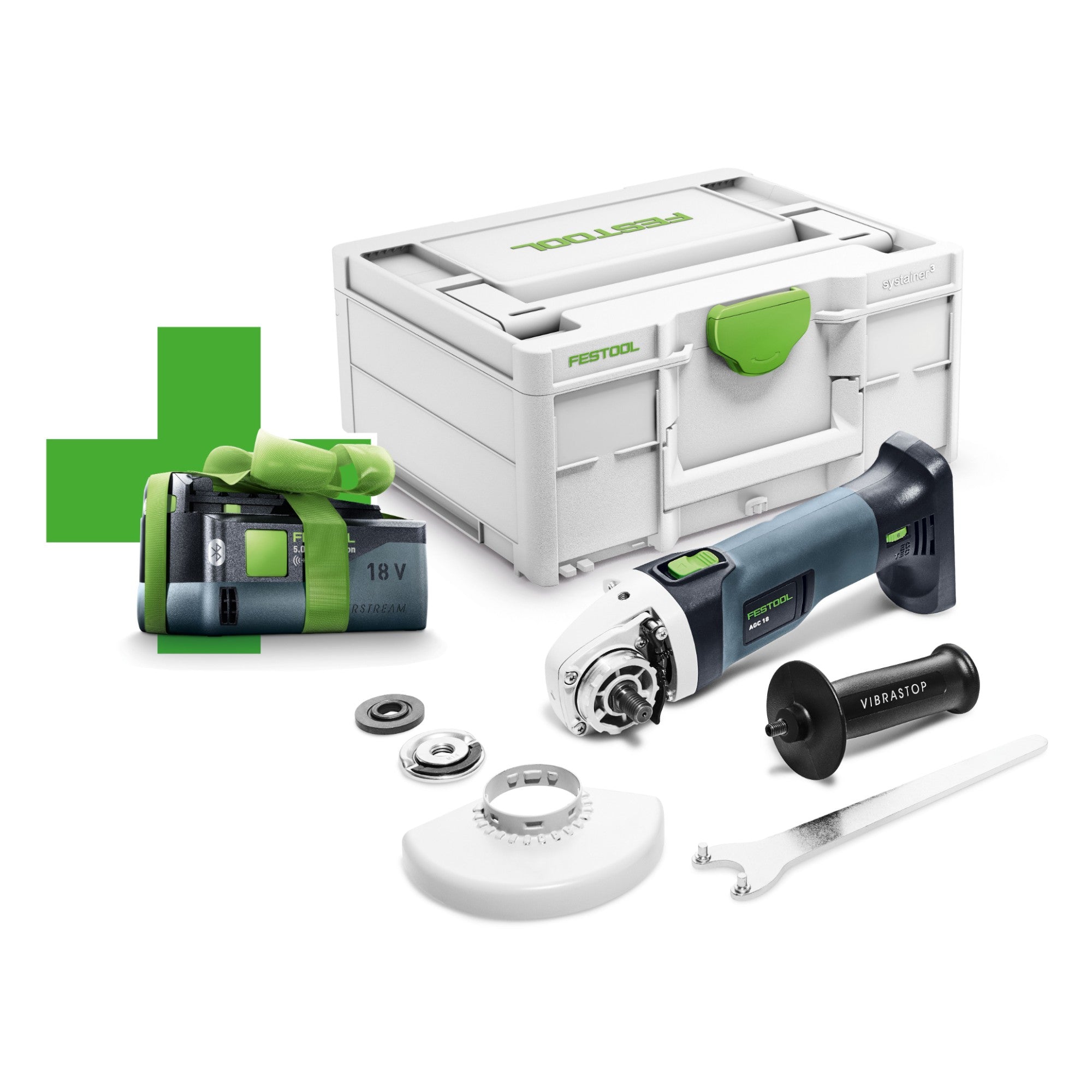 Festool AGC EB Basic 5 0 Akku Winkelschleifer 18 V 125 mm Brushless 577031 1x Akku 5 0 Ah Systainer ohne Ladegeraet 0 - toolbrothers