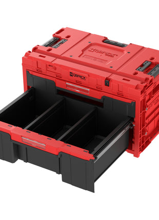 Qbrick System ONE Drawer 2 Plus Toolbox 2.0 Red Ultra HD modularer Werkzeugkasten 587 x 380 x 340 mm 9 l 20 l