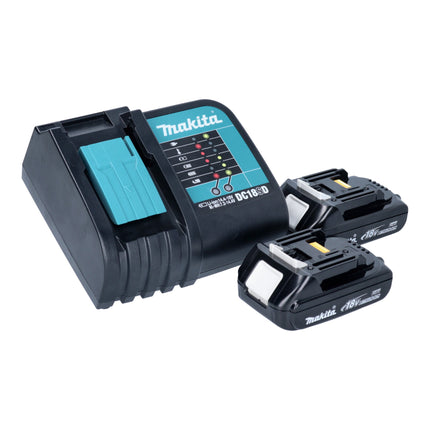 Makita DUH 606 SY2 Taille-haies sans fil 18 V 600 mm Brushless + 2x batterie 1,5 Ah + chargeur