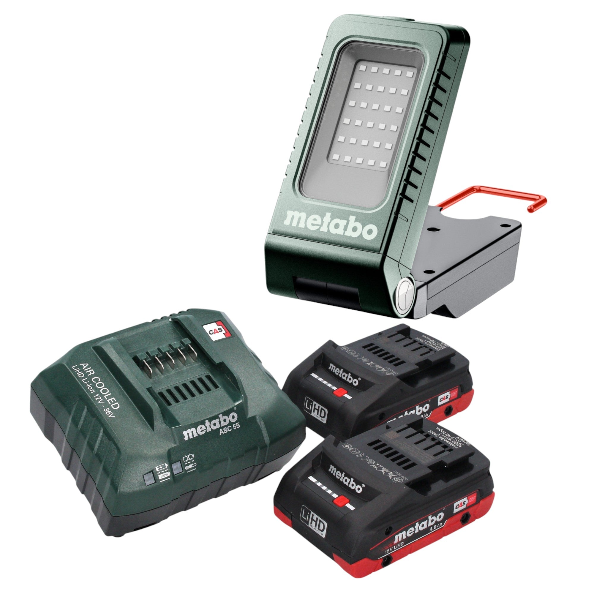 Metabo BSA 18 1000 Akku Baustrahler 18 V 1000 lm 2x LiHD Akku 4 0 Ah Ladegeraet 0 - toolbrothers