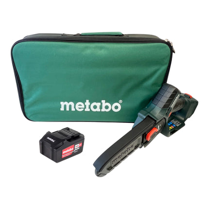Metabo MS 18 LTX 15 Akku Gehoelzsaege 18 V 15 cm 5 m s 1x Akku 5 2 Ah Tasche ohne Ladegeraet 0 - toolbrothers