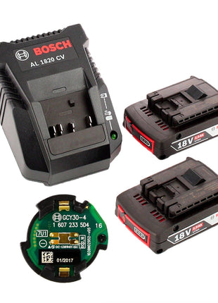 Bosch GDX 18 V-200 C Professional 18 V Li-Ion Akku Drehschlagschrauber Brushless in L-Boxx + 2 x 2,0 Ah Akku + Ladegerät + 32 tlg. Bit-Set + GCY 30-4 Bluetooth Connectivity Modul - Toolbrothers