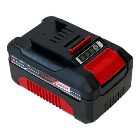 Batería Einhell 2x Power X-Change 18 V 4,0 Ah Li-Ion (2x 4511396) con indicador de nivel de carga