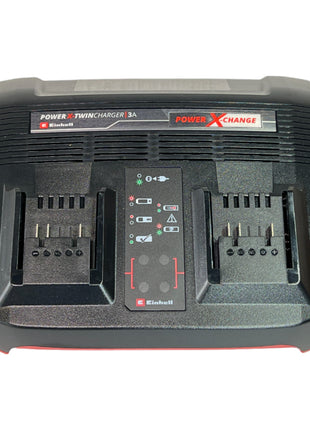 Kit de inicio Einhell PXC 4x batería Power X-Change 18 V 4,0 Ah (4x 4511396) + cargador doble Power X-Twincharger 3A (4512069)