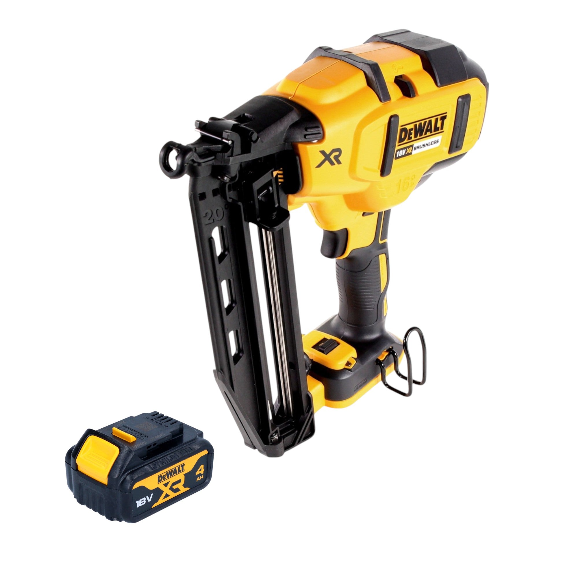 DeWalt DCN 660 N Akku Nagler 18V 32 63 mm Brushless 1x Akku 4 0 Ah ohne Ladegeraet 0 - toolbrothers