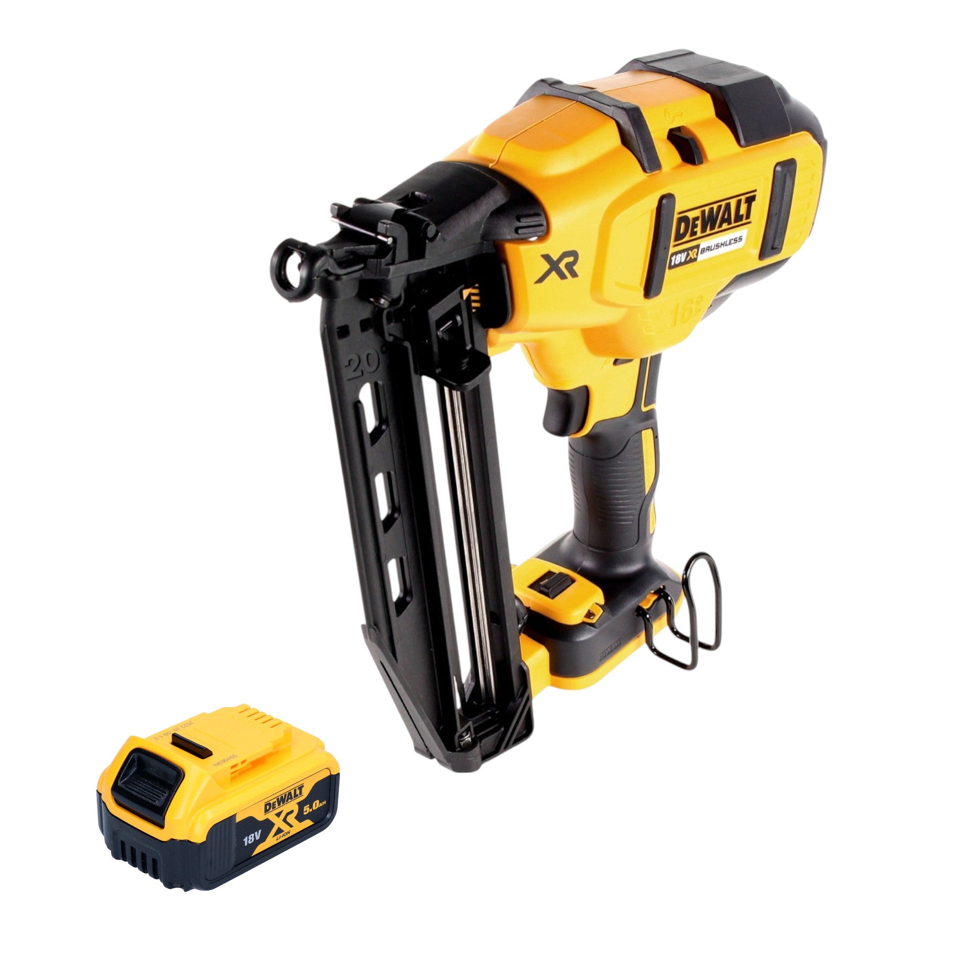 DeWalt DCN 660 N Akku Nagler 18V 32 63 mm Brushless 1x Akku 5 0 Ah ohne Ladegeraet 0 - toolbrothers
