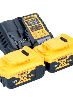 Clavadora a batería DeWalt DCN 660 P2 18V 32 - 63 mm sin escobillas + 2x batería 5,0 Ah + cargador