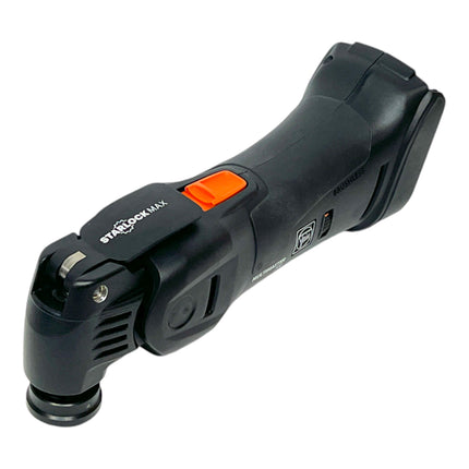 Fein Multimaster AMM 700 MAX AS Outil multifonctions sans fil 18 V Starlock Max Black Edition + kit d'accessoires de ponçage 63 pces + L-Boxx - sans batterie, sans chargeur