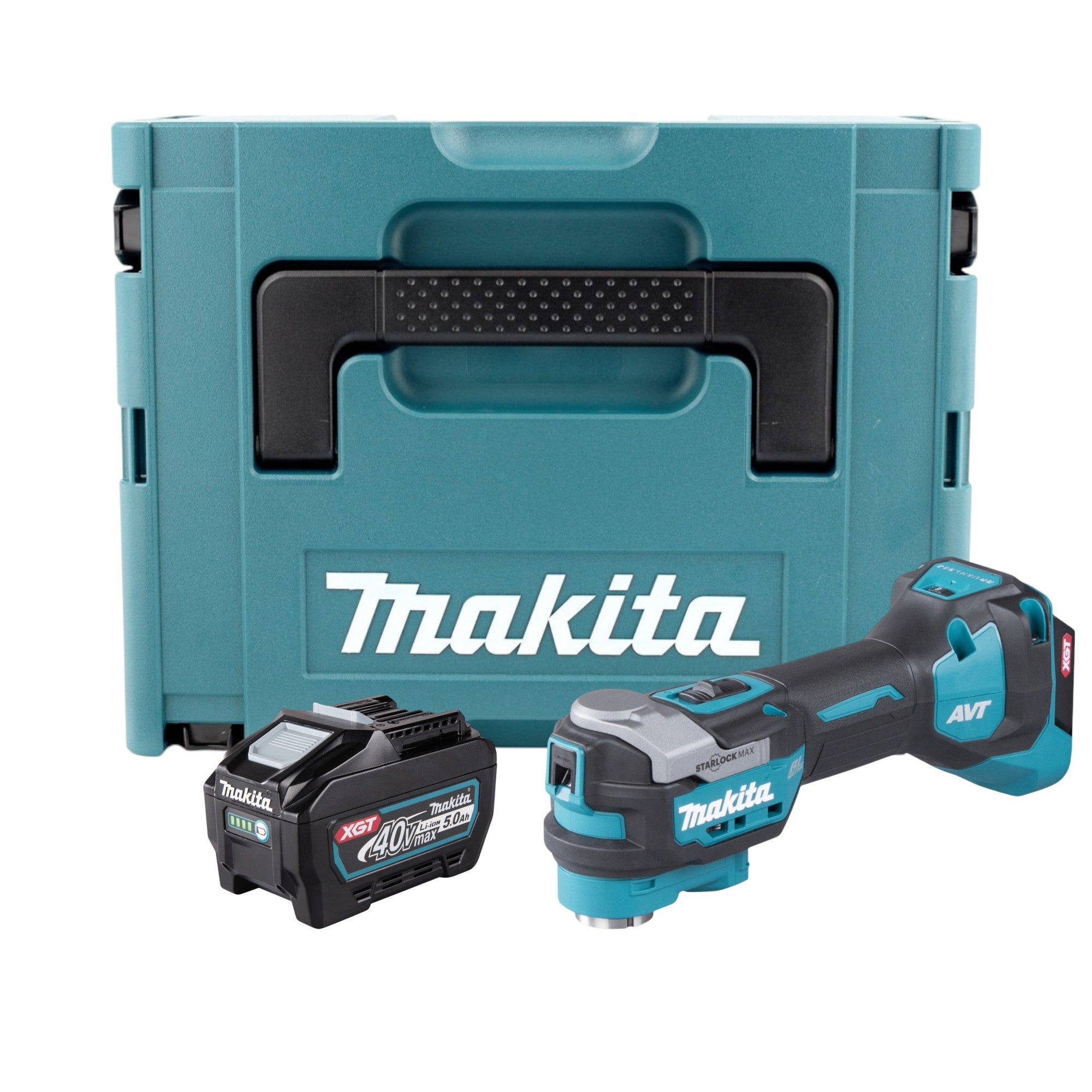 Makita TM 001 GT101 Akku Multifunktionswerkzeug 40 V max Starlock Max Brushless 1x Akku 5 0 Ah Makpac ohne Ladegeraet 0 - toolbrothers