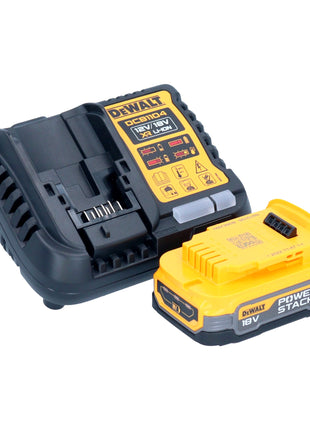 DeWalt DCH 253 E1 Marteau combiné sans fil 18 V 2,1 J SDS plus + 1x batterie Powerstack 1,7 Ah + chargeur